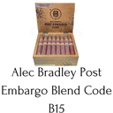 Alec Bradley Post Embargo Blend Code B15